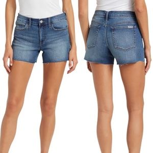 NWT - JOE’S Mid Rise Raw Hem Denim Shorts